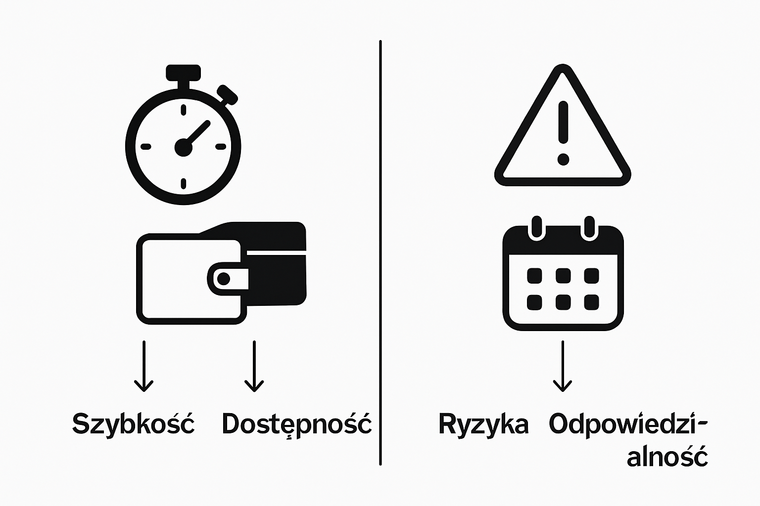 Infografika: Zalety i wady pożyczki bez sprawdzania w BIK