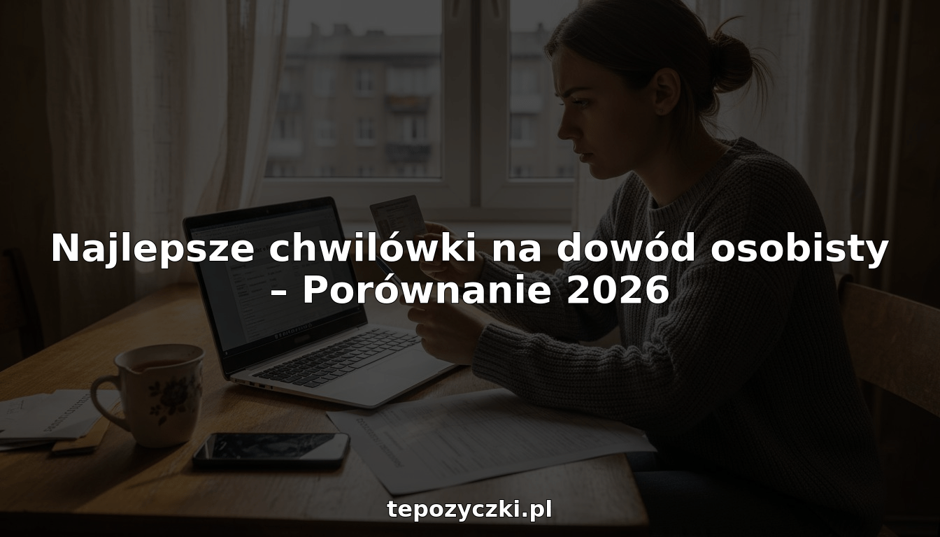 Najlepsze chwilówki na dowód osobisty – Porównanie 2026