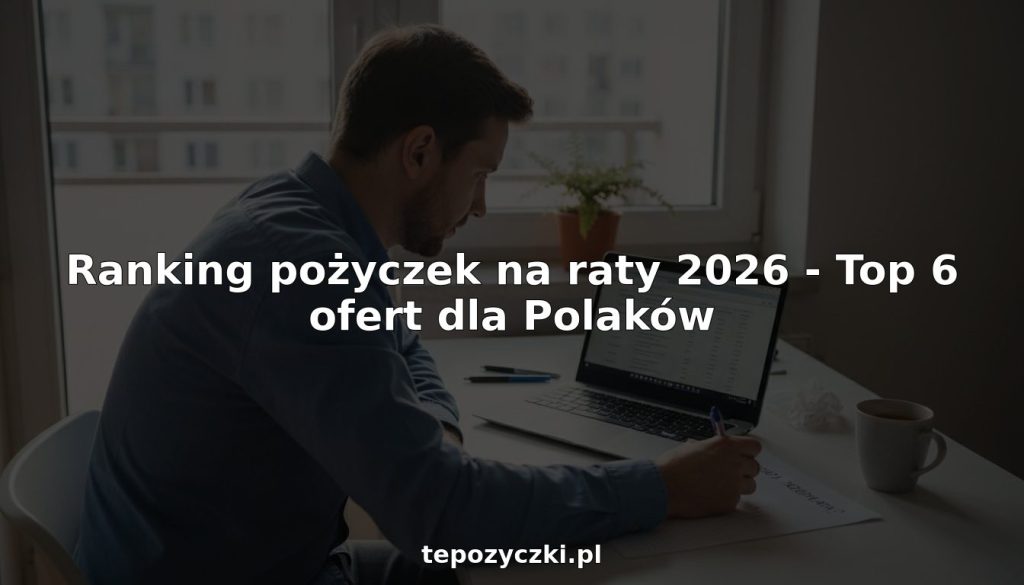 Ranking pożyczek na raty 2026 – Top 6 ofert dla Polaków
