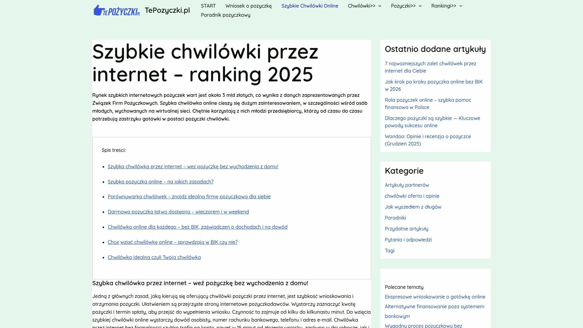 https://tepozyczki.pl/szybkie-pozyczki-internetowe/