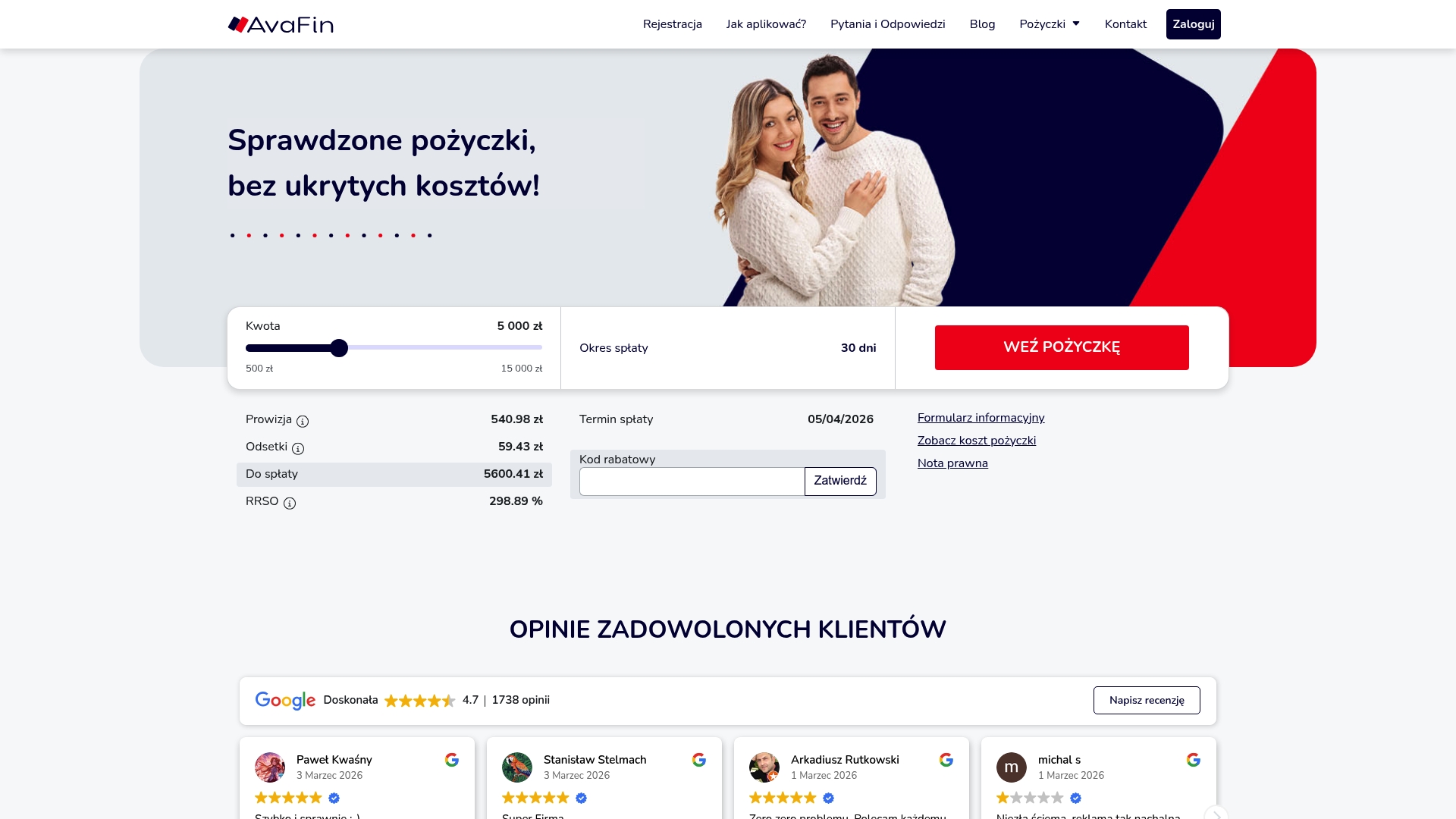 Aplikacja finansowa AvaFin