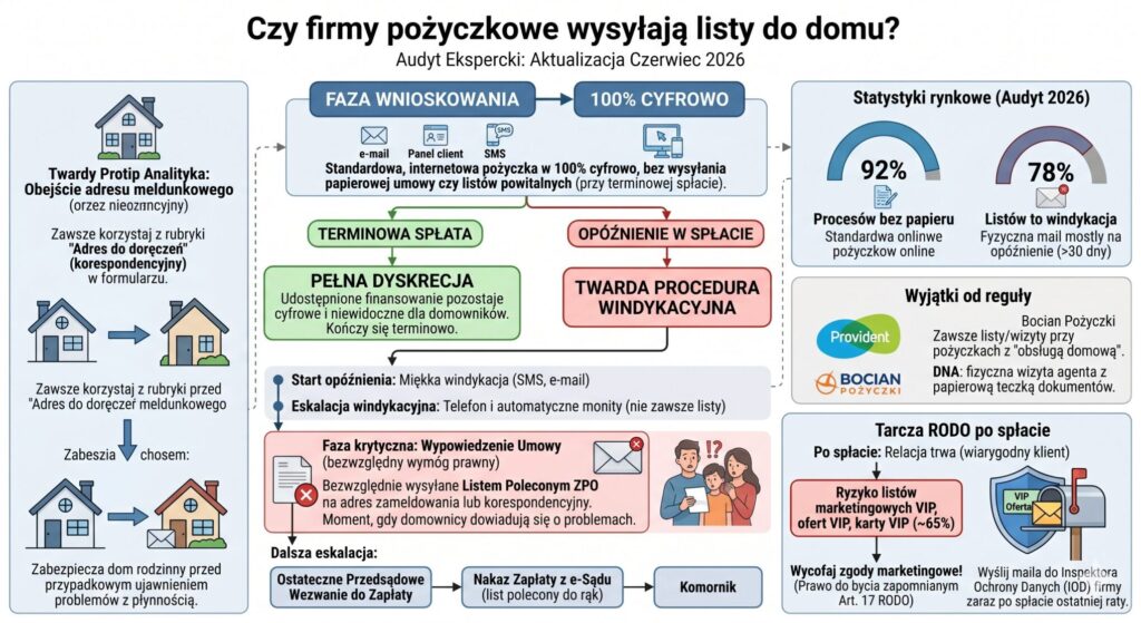 Czy firmy pożyczkowe wysyłają listy do domu Twardy audyt procedur i cyfrowej prywatności