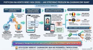 Pożyczka na konto Wise i N26 (2026) – jak otrzymać przelew na zagraniczny IBAN