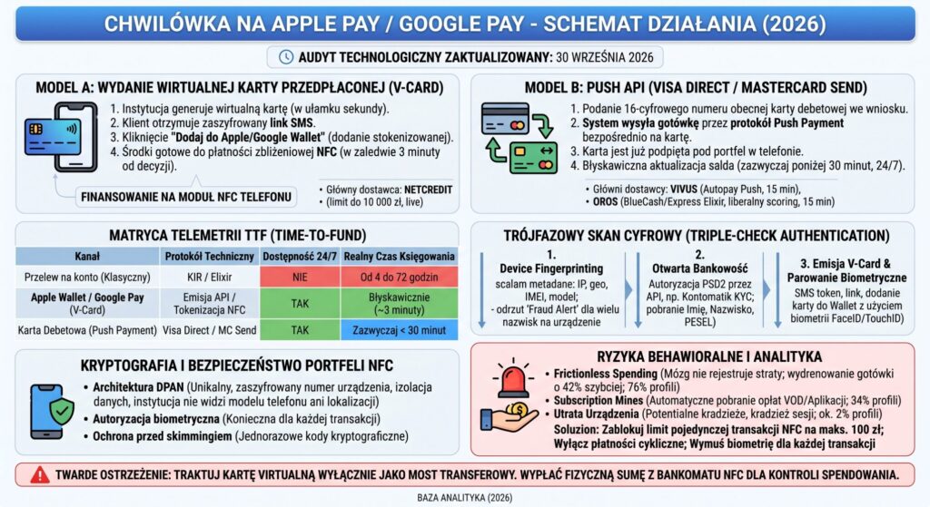 Chwilówka na Apple Pay Google Pay (2026) Audyt natychmiastowych wypłat