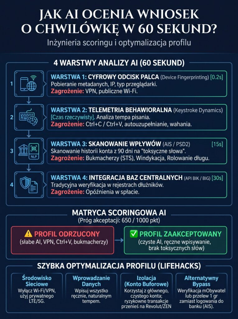 Jak AI ocenia wniosek o chwilówkę w 60 sekund Inżynieria scoringu i optymalizacja profilu
